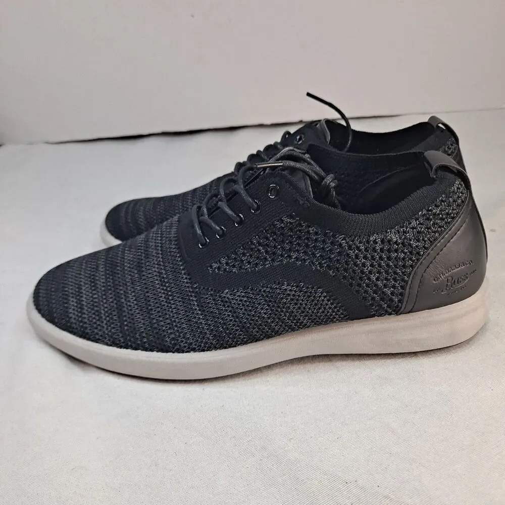 G.H. Bass & Co. Connor KT Oxford Mens Gray Black Casual Knit Shoes Size 9.5